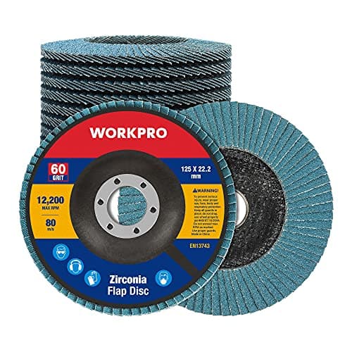 Imagen de WORKPRO Disques abrasifs 125 mm grain 60 ⚙ en OfertitasTOP