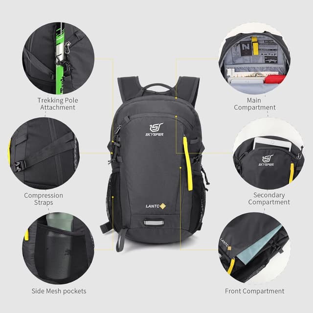 Detalle de SKYSPER Small Hiking Backpack 20L