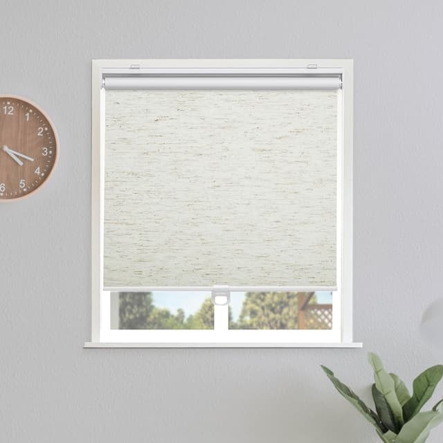 Thumbnail 6 de Sunoff Blackout Cordless Roller Shades (Linen Beige) 35" W x 72" H
