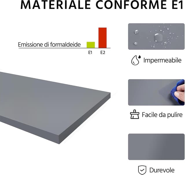 Thumbnail 4 de Yaheetech mobiletto bagno 60 x 30 x 60 cm