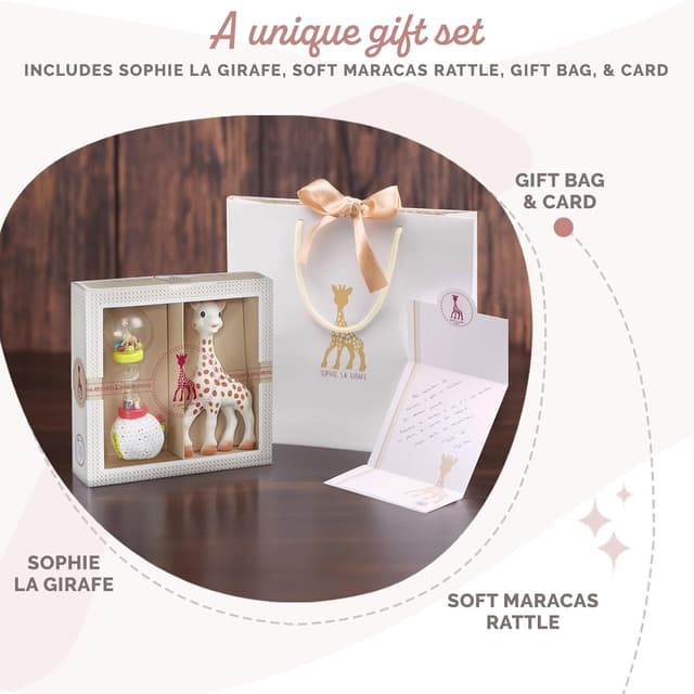 Thumbnail 1 de Sophie la Girafe 000009 - Set Inicial con Sonajero y Maracas