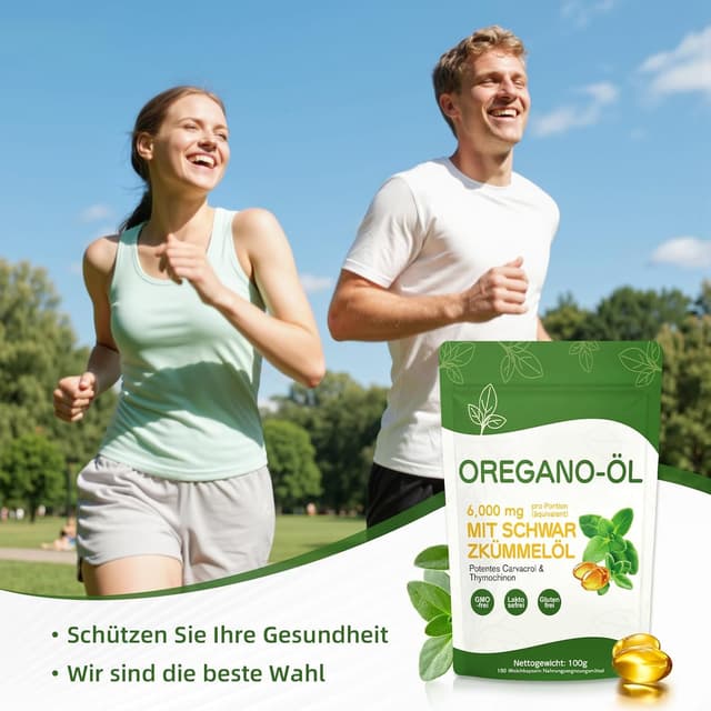 Thumbnail 6 de Oregano Öl Kapseln 6000 mg, 180 Softgels
