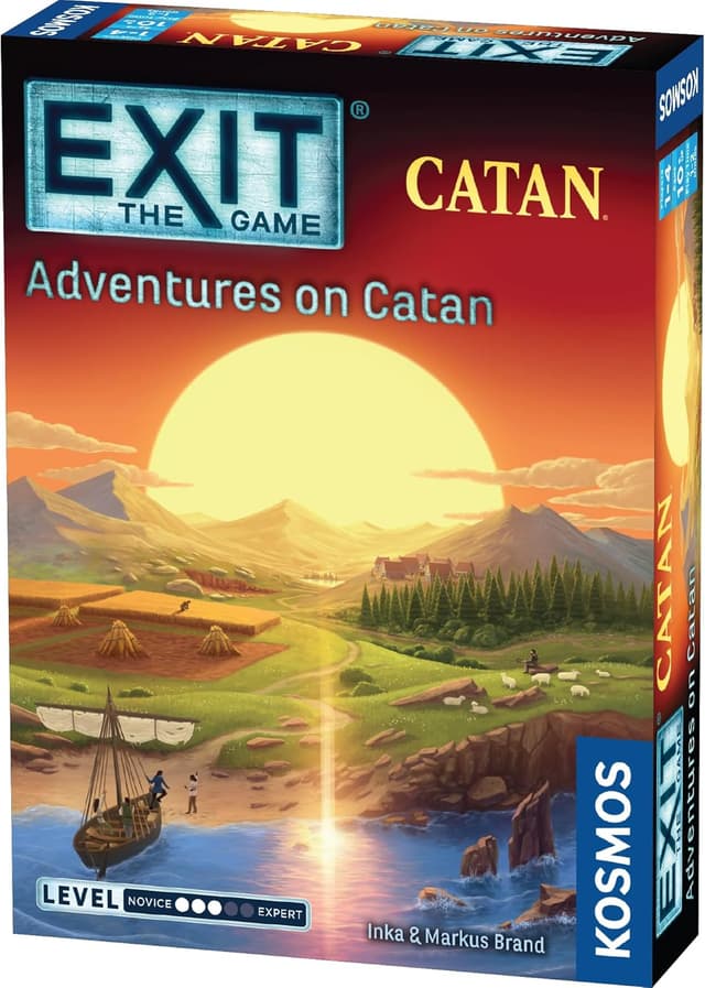 Detalle de Kosmos EXIT Adventures on Catan escape 1-4 🎲