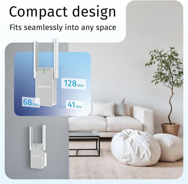 Thumbnail 4 de Keenetic Buddy 4 Wi-Fi N300, Extensor Malla con Ethernet 🌐