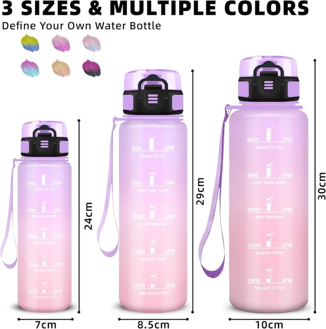 Thumbnail 5 de Botella Agua 1.5L con Marca de Tiempo 🚰 Ideal para Deporte y Viajes