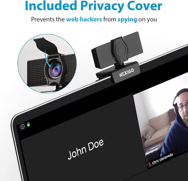 Thumbnail 2 de NexiGo N60 1080P webcam