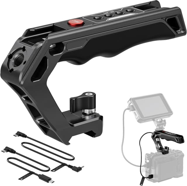 Detalle 2 de NEEWER PG005E NATO Top Handle with Record Button 🎥