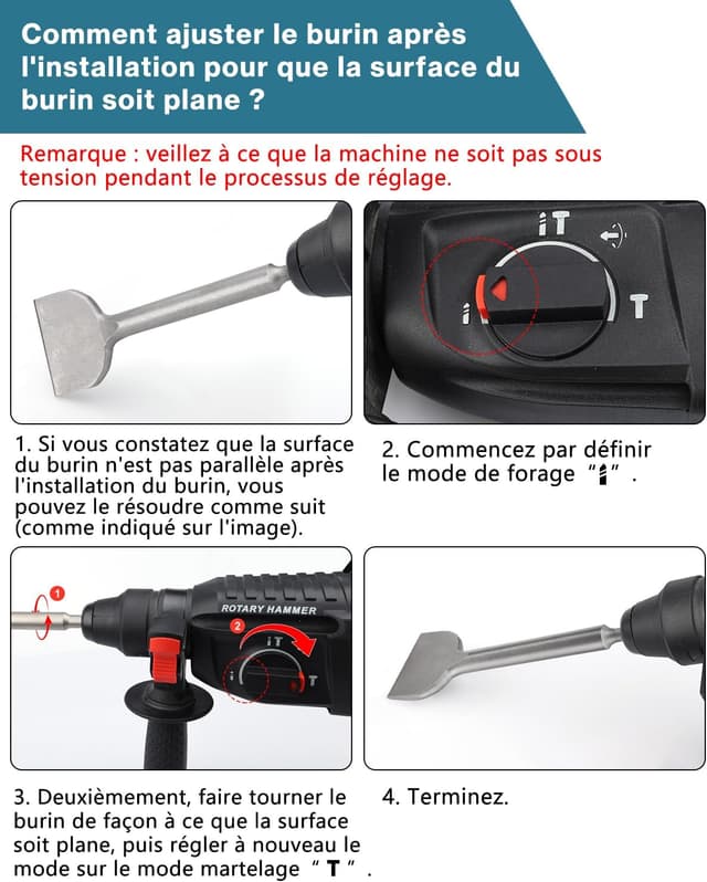 Thumbnail 6 de Lytool Burin SDS Plus 250 x 75 mm pour carrelage đ