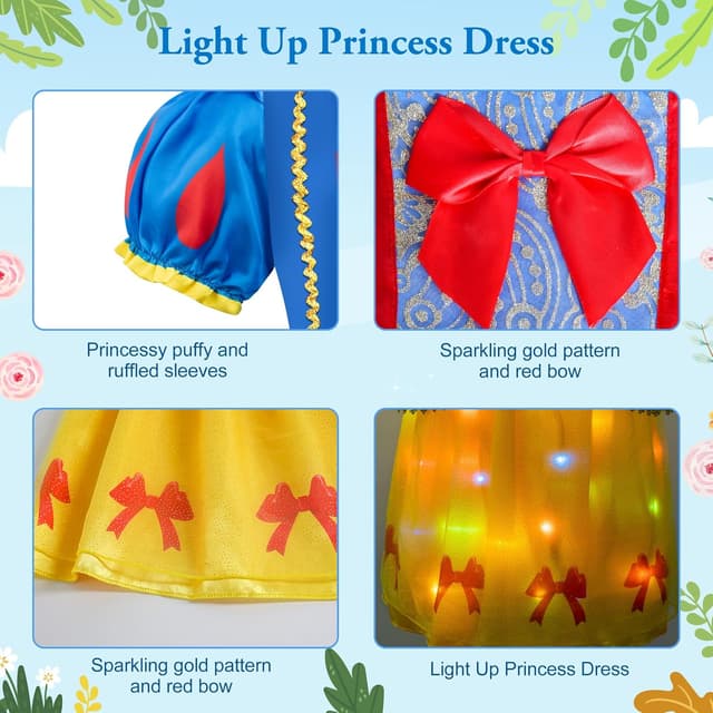 Detalle de MELAND Princess Light Up Dress 3-10