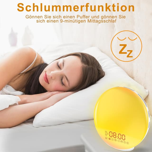 Thumbnail 5 de Cadrim Wake Up Licht Tageslichtwecker 7 Sounds