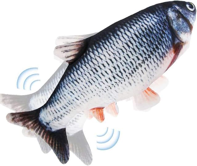 Detalle de Nepfaivy Floppy Fish Cat Toy 11 inch