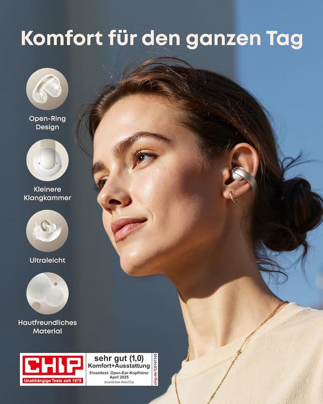 Thumbnail 1 de soundcore AeroClip von Anker Open-Ear Kopfhörer