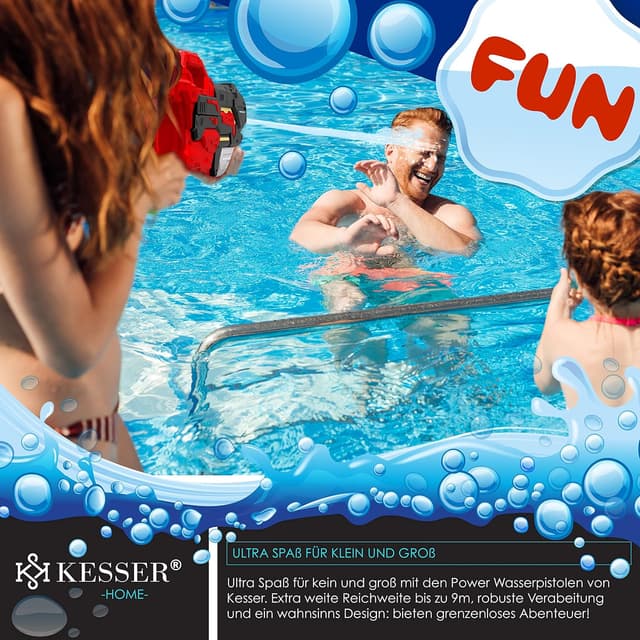 Thumbnail 3 de KESSER Wasserpistolen 2er Set Reichweite 10–11 m