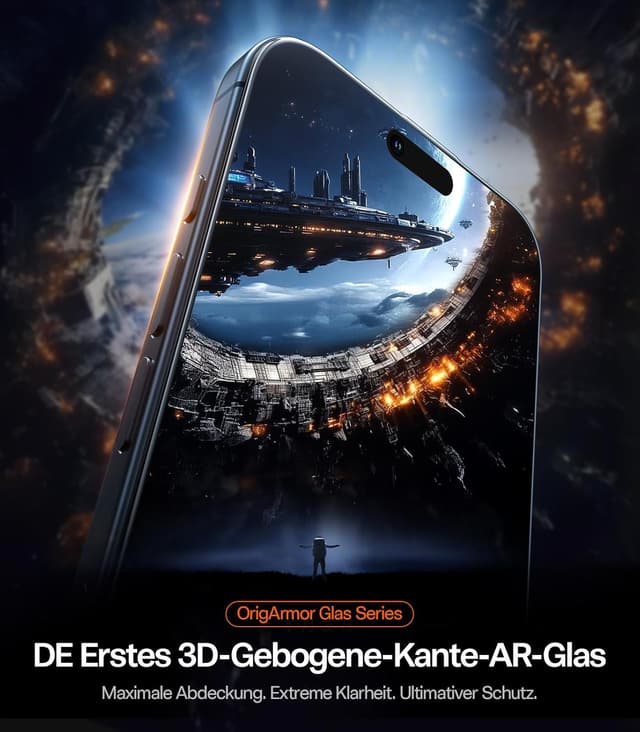 Thumbnail 1 de TORRAS OrigArmor AR 9H Panzerglas für iPhone 17 Pro Max