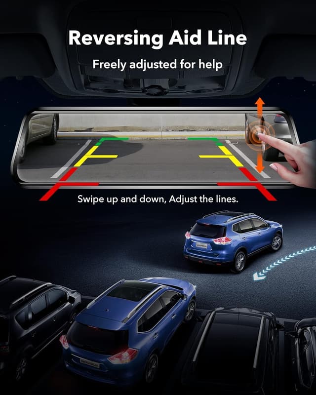 Thumbnail 4 de WOLFBOX G930 10" Rearview Mirror Dash Cam