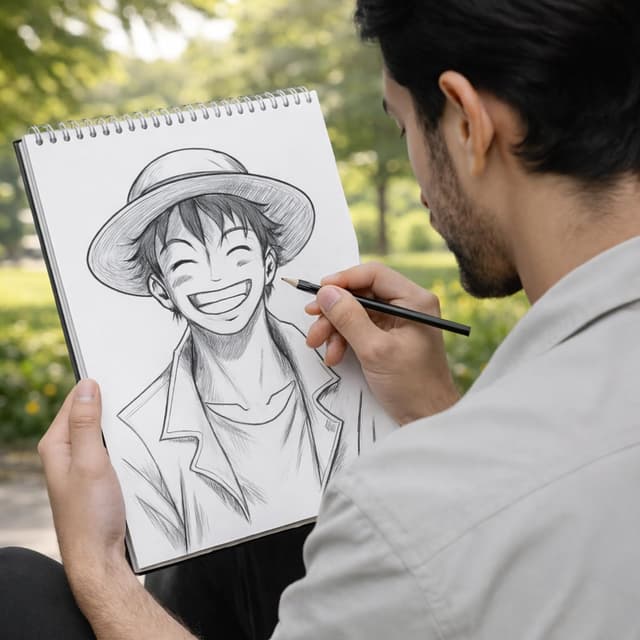 Detalle de Zenacolor Sketch Book A4 Hardcover – 50 Sheets (100 Pages) of 200gsm Thick Paper, Spiral Bound