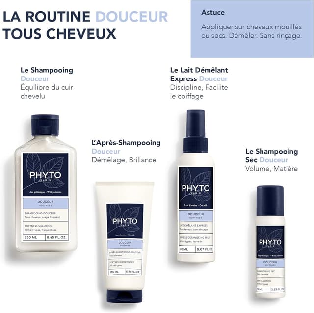 Detalle 2 de Phyto Leche Desenredante Express Suavidad 150 ml