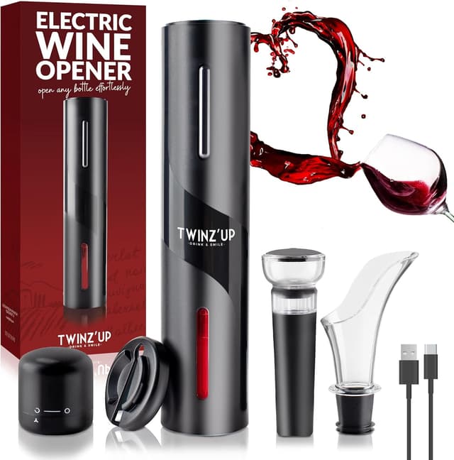 Detalle de Cavatappi elettrico per vino 6 in 1