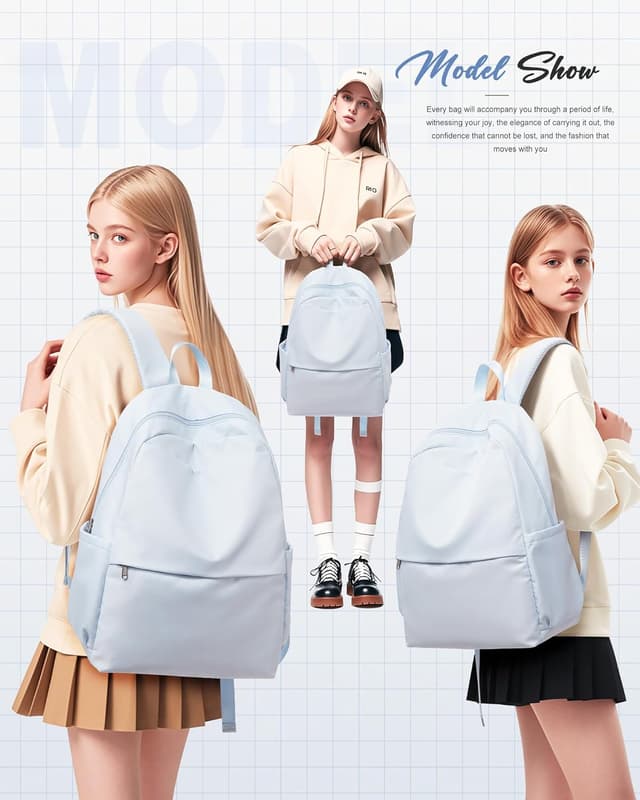 Thumbnail 6 de VGCUB Schulrucksack 21 L Wasserdicht Leicht