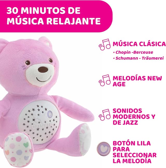 Thumbnail 2 de Chicco Baby Bear Oso Proyector de Sueños y Luces 🌙