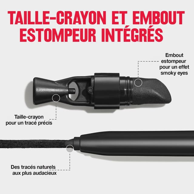 Detalle de Revlon ColorStay Eyeliner Pencil 206 Jade : crayon waterproof ultra pigmenté, effet smoky