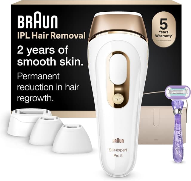 Imagen de Braun Silk·Expert Pro 5 IPL5347 permanent hair reduction device 🪒 en OfertitasTOP