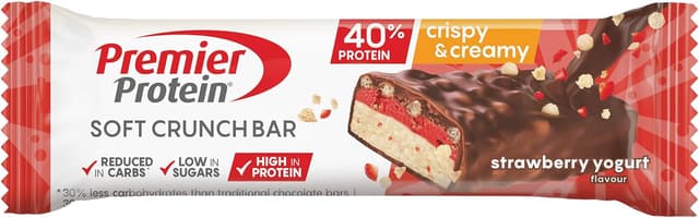 Thumbnail 1 de Premier Protein Bar de Yogur y Fresa 🍓, 12x40g, Bajo Azúcar