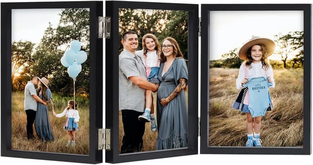 Thumbnail 6 de Cadre photo AVEAX 10x15 cm triple doré