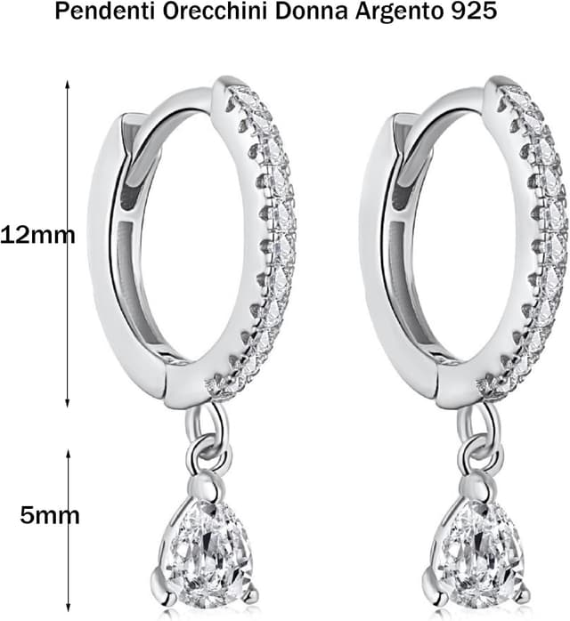 Detalle 2 de FAZKAR orecchini argento 925 punto luce