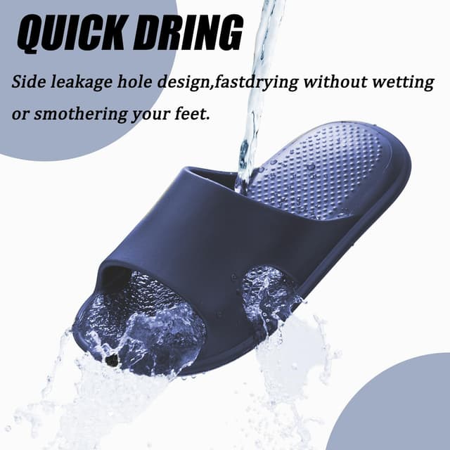 Detalle de Misolin ciabatte unisex estive in EVA (slide per casa, doccia e piscina)