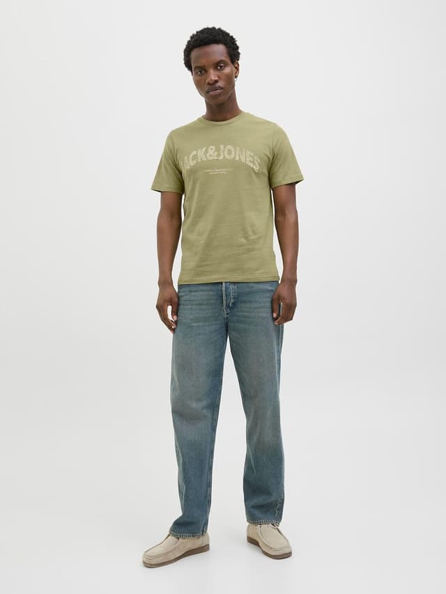 Thumbnail 2 de JACK & JONES Joralmeria Bold Branding Tee 100% Baumwolle