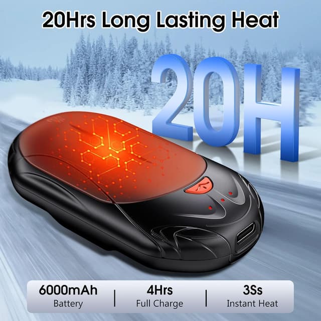 Thumbnail 2 de OUTJUT 2-Pack Rechargeable Hand Warmers 6000mAh