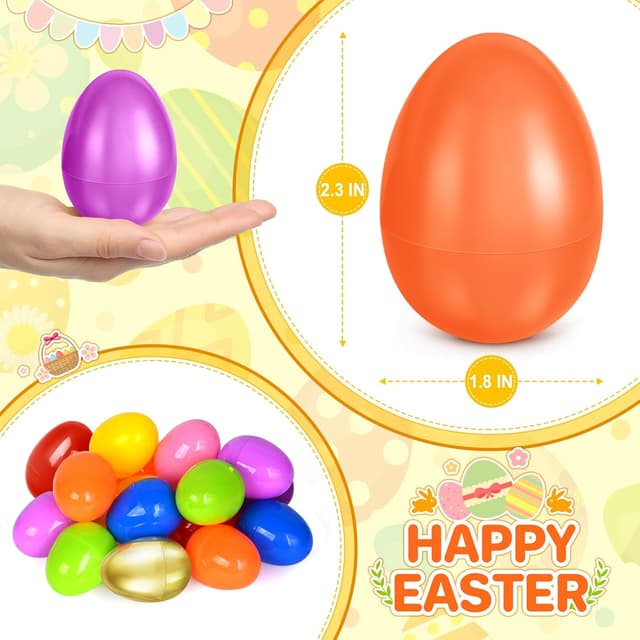 Thumbnail 6 de SpringFlower Unfilled Easter Eggs 2.3-inch