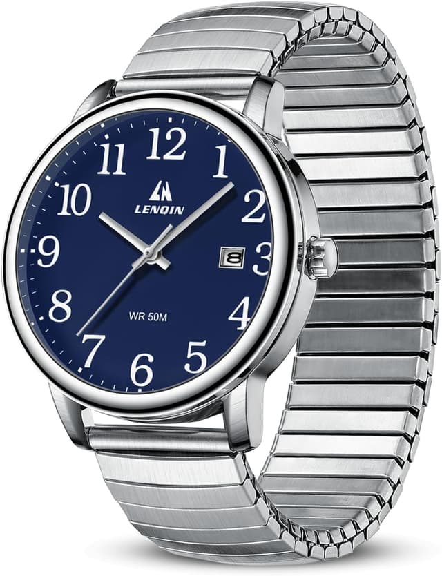 Detalle de Herren Quarzuhr 38 mm Wasserdicht mit Datum