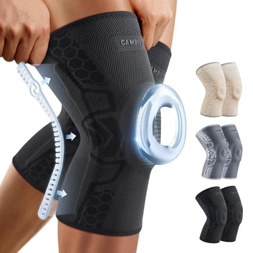 Detalle de CAMBIVO Knee Brace 2-Pack for Knee Support