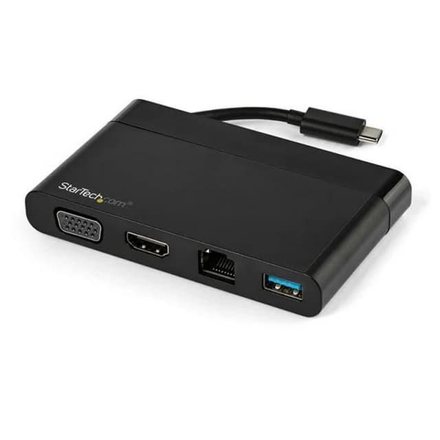Detalle de StarTech Adaptador Multipuertos USB-C HDMI VGA USB GbE