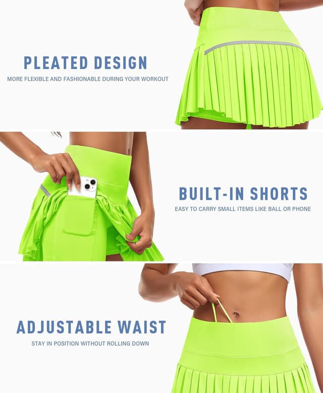 Detalle 2 de JoyGirl Pleated Tennis Skirt 2-in-1 Shorts