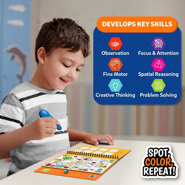 Thumbnail 5 de Skillmatics Water Spotter Reusable Search & Find Book