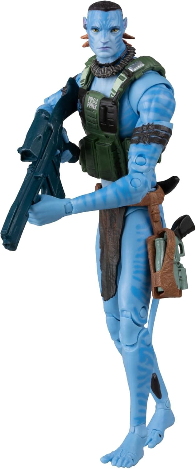 Detalle 2 de Figurine Avatar Fire and Ash Quaritch (Ash Recom) Gold Label McFarlane – 17,8 cm, édition collector