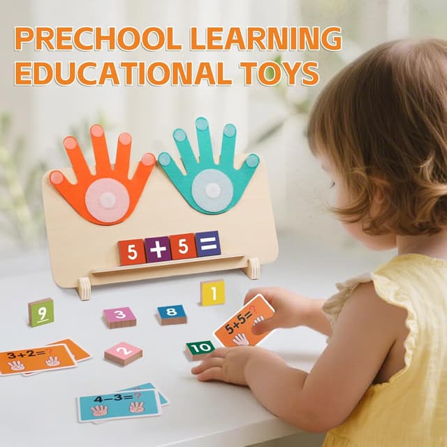 Detalle 1 de wotoyd Jouet Montessori maths en bois 3 ans