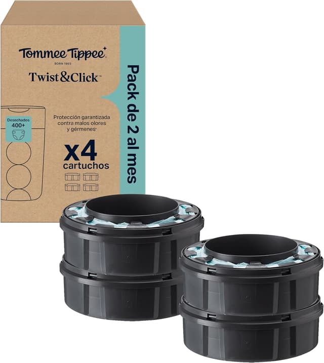 Detalle de Tommee Tippee Cartuchos Twist & Click 4x10,5 m