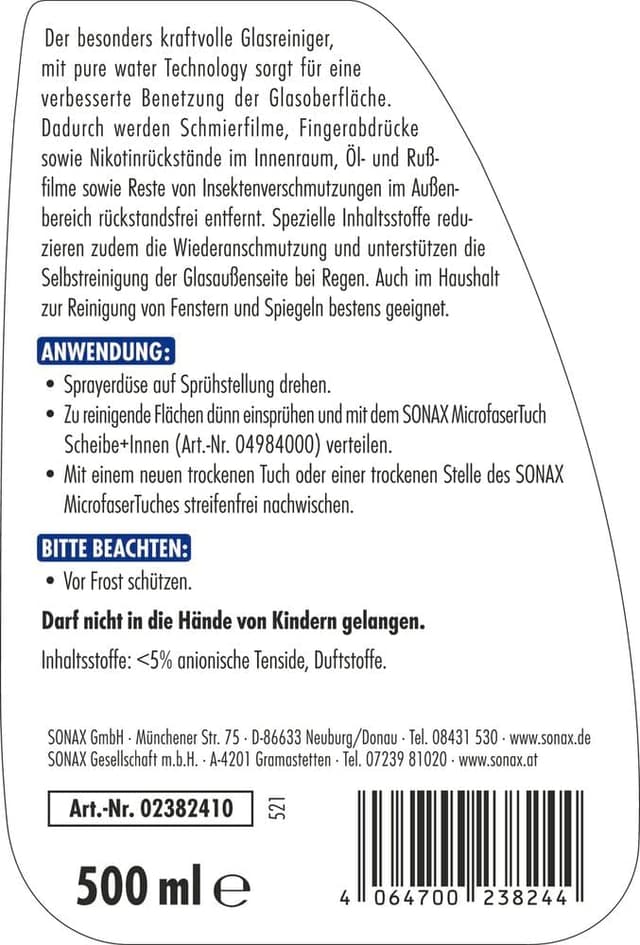 Thumbnail 1 de SONAX XTREME ScheibenKlar 500 ml