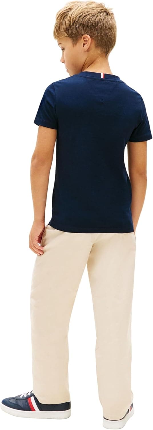 Detalle de Tommy Hilfiger Monogram Graphic T-Shirt KB0KB10263 per bambini e ragazzi (confezione da 1)
