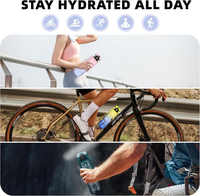 Thumbnail 6 de Botella de Agua 1l con Filtro y Tapa a Prueba de Fugas 🚰