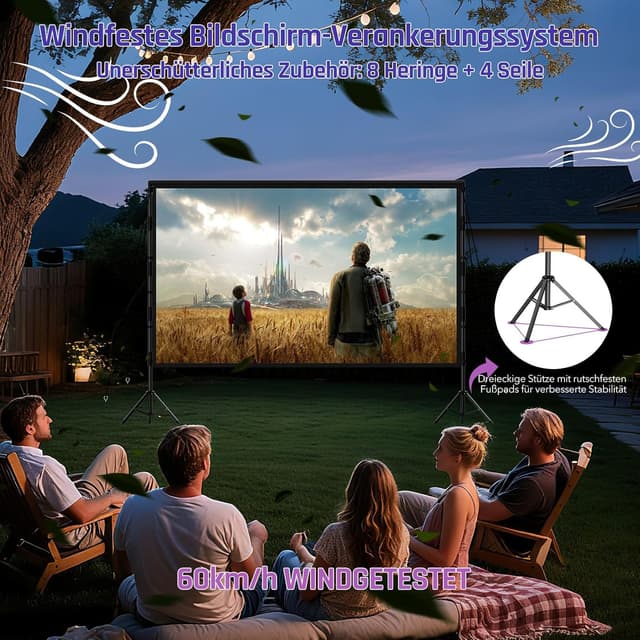 Thumbnail 4 de LEORFI Écran de projection 100 pouces 📽