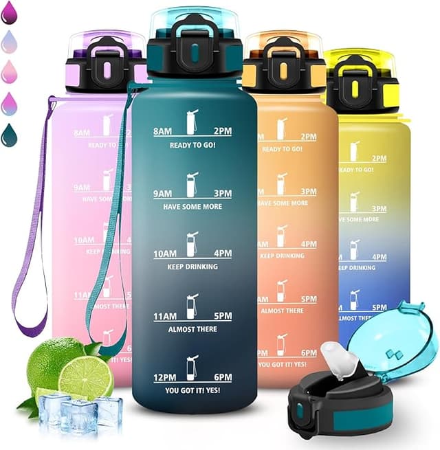 Imagen de Botella Deportiva 1.5L Pruéba de Fugas con Pajita 💧 en OfertitasTOP