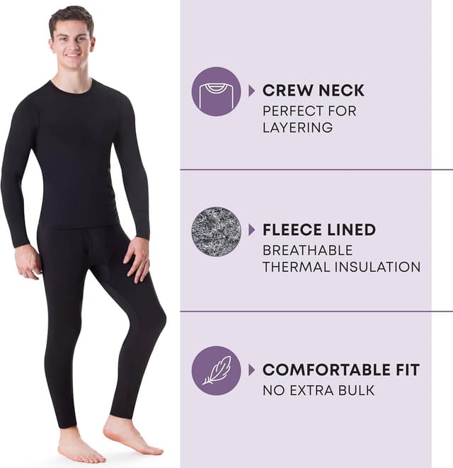 Thumbnail 1 de Rocky Thermal Underwear Men Long Johns 3 Options