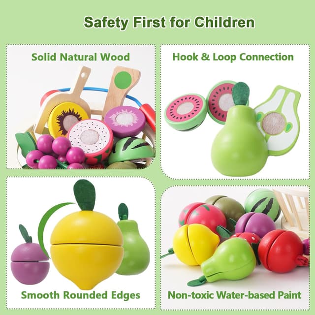 Thumbnail 4 de Smartwo Holz Küchenzubehör Kinder Spielset 12 Teile