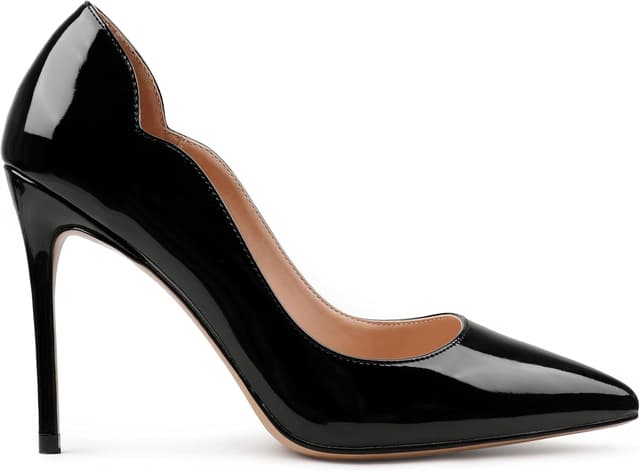 Detalle de COLETER Women’s 4-Inch Pointy Toe Wedding Dress Shoes