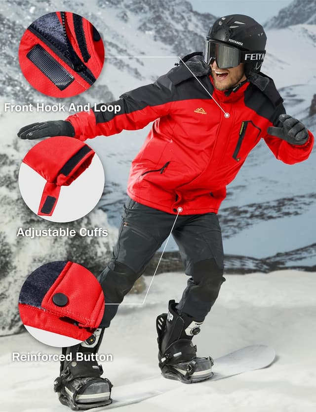 Thumbnail 5 de MAGCOMSEN Men's Winter Ski Jacket 1